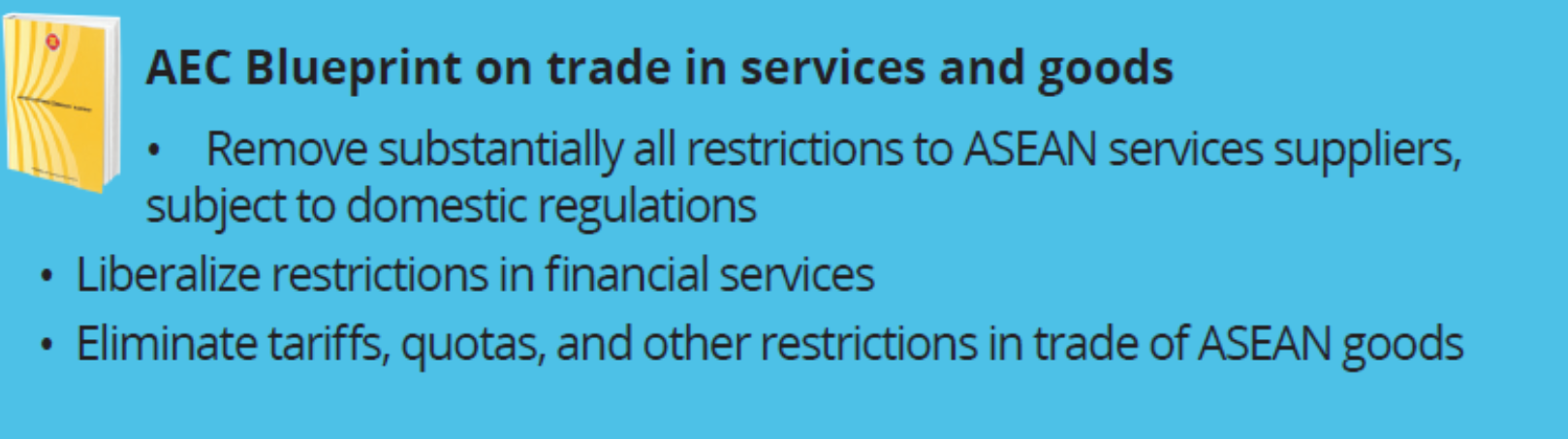 AEC blueprint on trade in services and goods