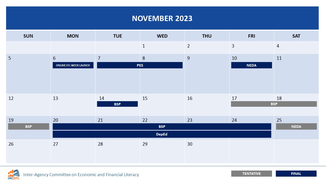 EFL Week 2023 activities EFL Week 2023 activities